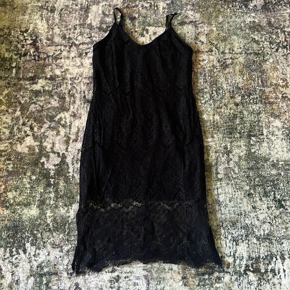Forever 21 Black Slip Type Dress